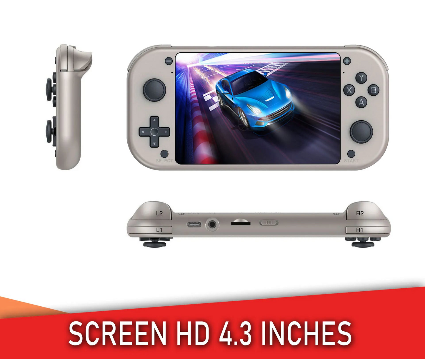 Console Portatile Retro Gaming – 25 Emulatori Integrati, 20000+ Giochi Inclusi già installati | Schermo LCD 4.3”
