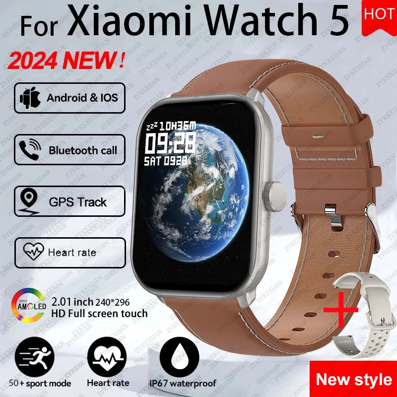 NUOVO Smartwatch Xiaomi watch - Orologio Smart Touch AMOLED HD, GPS, Bluetooth, 5 ATM
