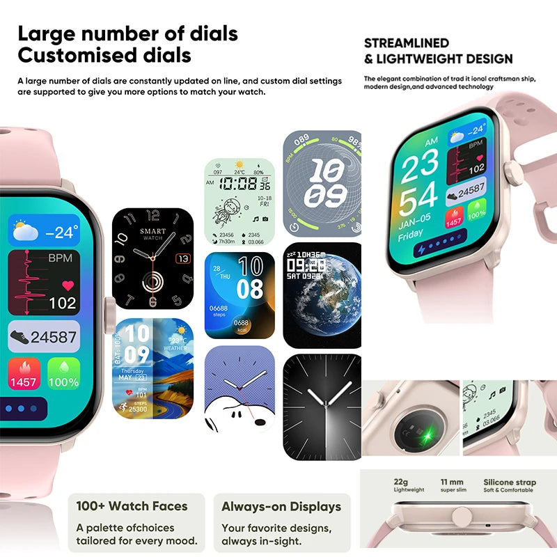 NUOVO Smartwatch Xiaomi watch - Orologio Smart Touch AMOLED HD, GPS, Bluetooth, 5 ATM