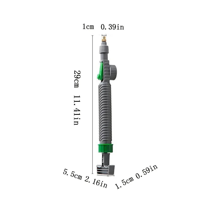 Spruzzatore da Giardino Universale per Bottiglie – Con testina Regolabile a Pressione Manuale a 2 getti