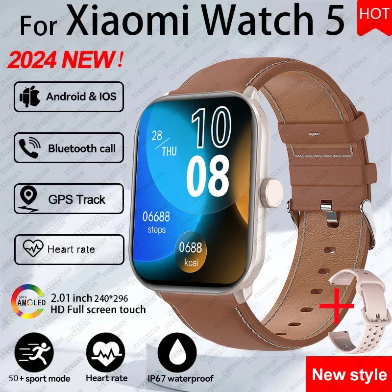 NUOVO Smartwatch Xiaomi watch - Orologio Smart Touch AMOLED HD, GPS, Bluetooth, 5 ATM