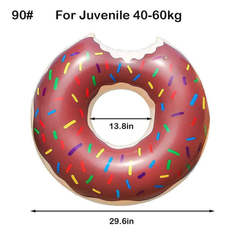 Ciambella Gonfiabile da Piscina – Anello Galleggiante Donut per Adulti e Bambini | Estate 2025