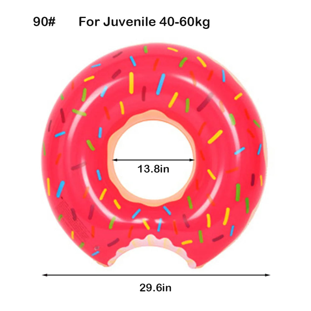 Ciambella Gonfiabile da Piscina – Anello Galleggiante Donut per Adulti e Bambini | Estate 2025