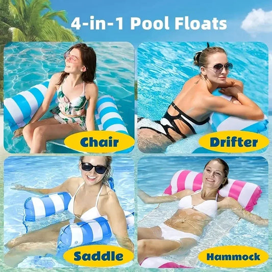 1pz Amaca / Lettino Mare Galleggiante Gonfiabile per Adulti – Lettino Relax da Mare / Piscina | Estate 2025