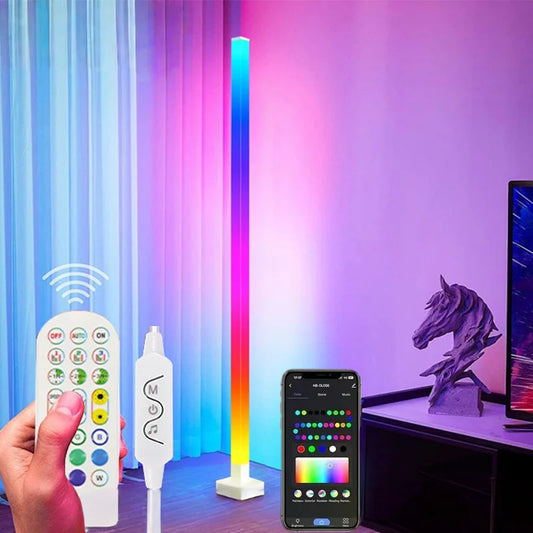 Lampada da Terra RGB Smart - Controllo APP, LED Multicolore Dimmerabili (Disponibile in 2 misure: 90 cm e 150 cm)