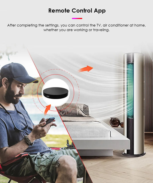 Smart hub Tuya  IR Universal Remote – Controllo Wi‑Fi per TV, AC, DVD | Alexa & Google Home