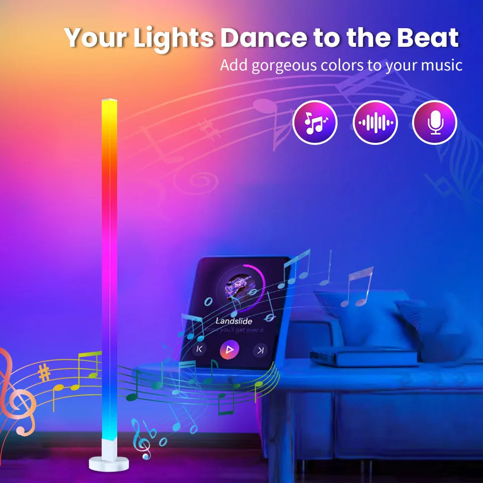 Lampada da Terra RGB Smart - Controllo APP, LED Multicolore Dimmerabili (Disponibile in 2 misure: 90 cm e 150 cm)
