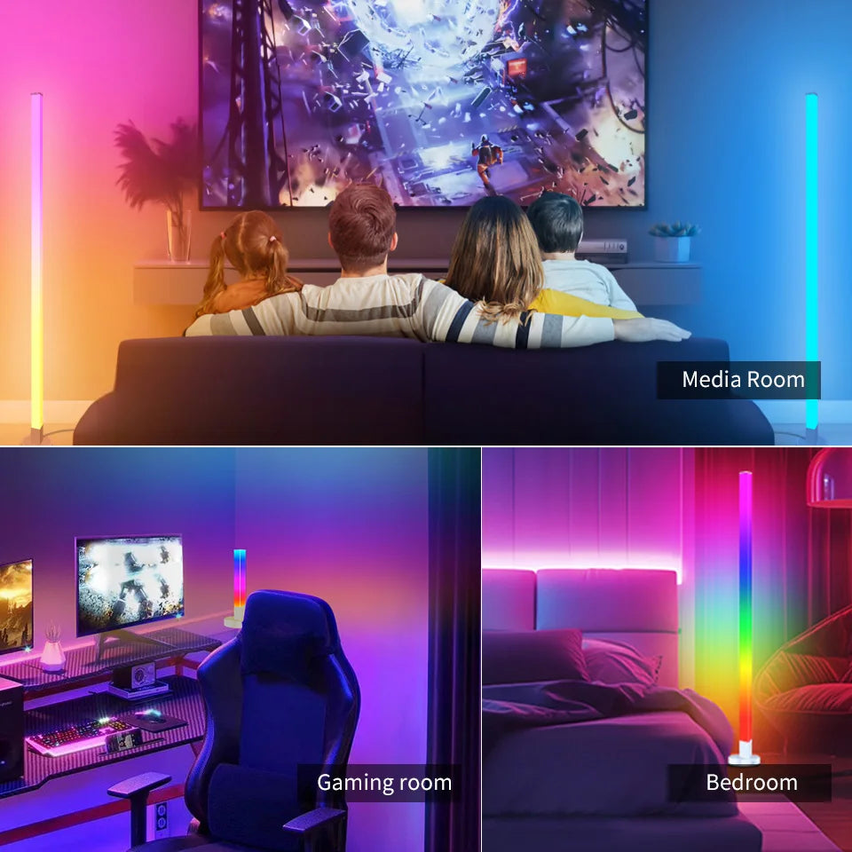 Lampada da Terra RGB Smart - Controllo APP, LED Multicolore Dimmerabili (Disponibile in 2 misure: 90 cm e 150 cm)