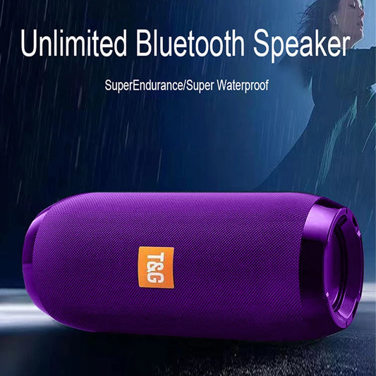 Speaker Bluetooth T&G TG117 – Portatile, Woofer Potente, FM, USB, IPX5, Vari Colori Disponibili
