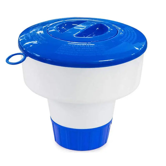 Dispenser di Cloro Galleggiante per Piscine –  Plastica Resistente ai Raggi UV